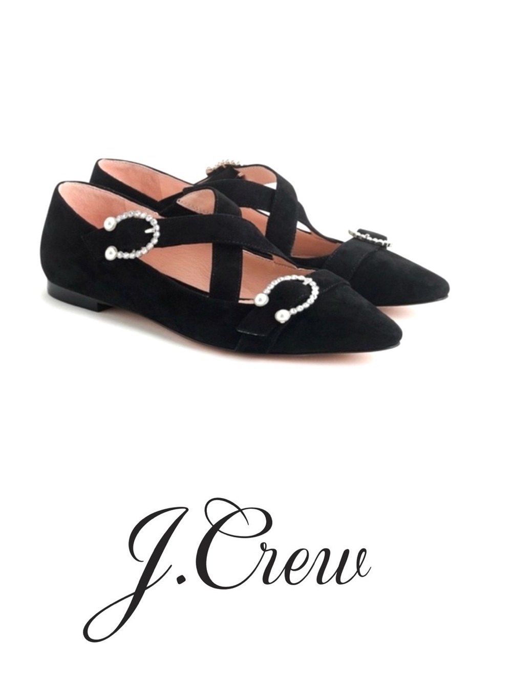 J. Crew Suede Marina Flat Orig. $168